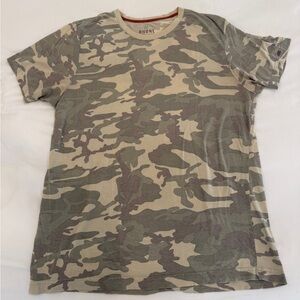 Rhone Men's Short Sleeve Camo Tee - Green and Tan